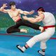 Combate de karate por equipos