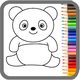 Juegos de colorear para niños: páginas y libros de dibujo para bebés