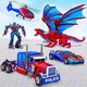 Batalla de Robots Dragón y Coches 3D